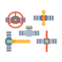 Pipes vector icons isolated.