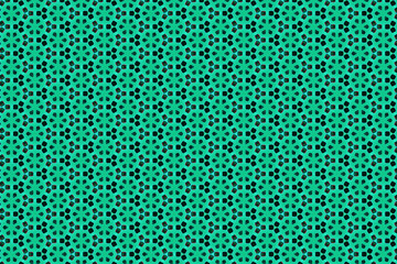 Abstract green plastic geometric background texture