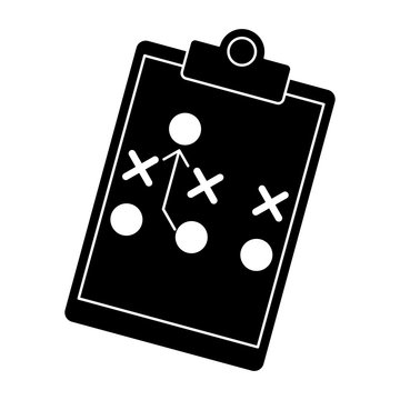 recommend clip art: silhouette board tactical diagram american football vector illustration eps 10