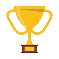 golden trophy award sport win sport vector illustration eps 10