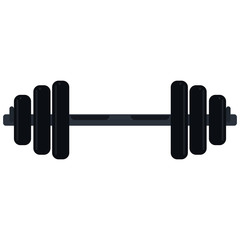 weight barbell trainer player icon vector illustration