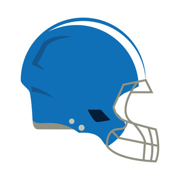 american football helmet protection vector illustration eps 10