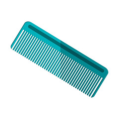 hair comb icon over white background. colorful design. vector illustration