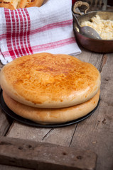 Ajarian traditional flatbread - khachapuri or hachapuri