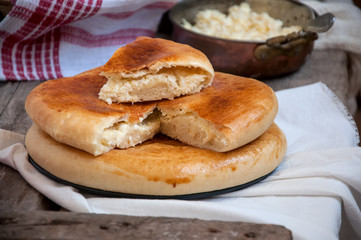 Ajarian traditional flatbread - khachapuri or hachapuri