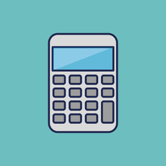 calculator math isolated icon vector illustration design