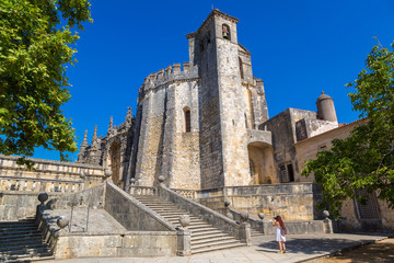 Medieval Templar castle in Tomar