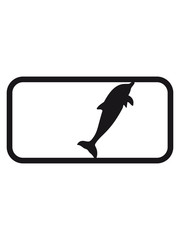 Logo symbol sport black swimming delfin cute cute © Style-o-Mat-Design