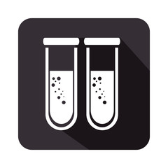 tube test glass isolated icon vector illustration design