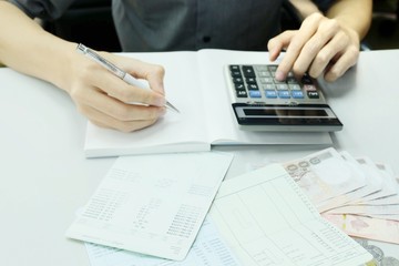 The financial accounts of businessmen. The concept of saving money for the future