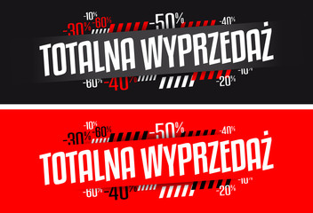 Totalna wyprzedaż
