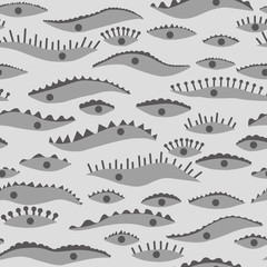 Eyes background. Seamless pattern.Vector. 目のパターン