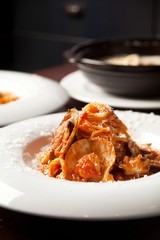 seafood tomato sauce spaghetti