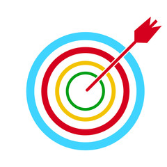 Aim sign . vector icon