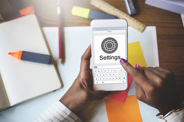 Configuration Fix Repair Settings Graphic Concept