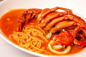 lobster tomato sauce pasta