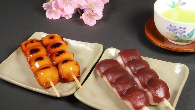 団子とお茶