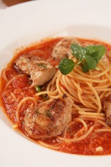 chicken tomato sauce pasta