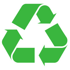 Fototapeta premium Recycle symbol green