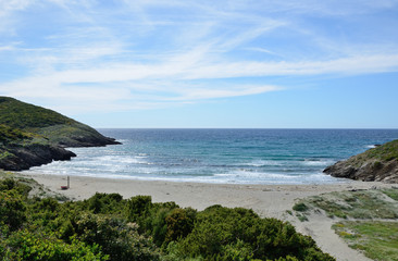 Fototapeta premium Corsican coast in the Cap Corse