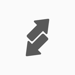 arrow transfer icon