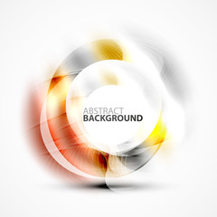 Vector abstract blurred swirl