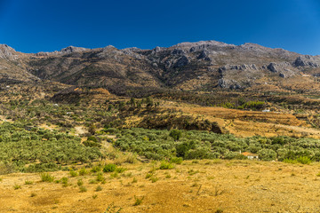 Mountain landscape near Neapoli Vion City
