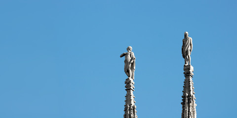 Duomo gothic cathedral in Milan, Italy