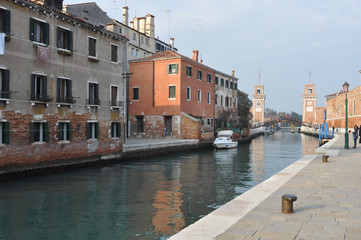 Canal view in Venice