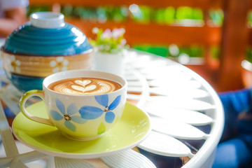cup of coffee latte art