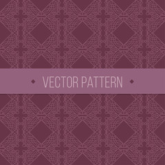 Seamless geometrical vintage vector pattern.