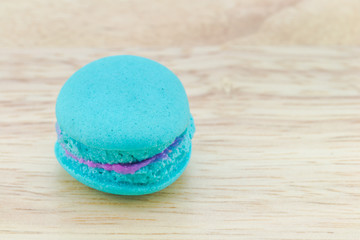 Sweet and colourful macaroons or macaron