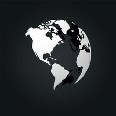 Global world north, central and south america