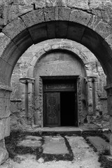 Fototapeta na wymiar Entrance to an Armenian Church