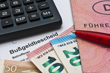 Strafzettel Bußgeldbescheid