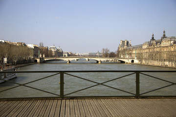 Seine river in Paris, France