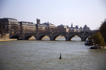 Fototapeta premium Seine river in Paris, France