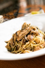 chicken oil pasta