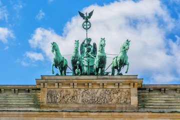 Brandenburg Gate (Brandenburger Tor, 1791). Berlin, Germany.