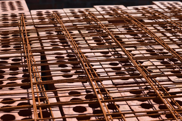 Italian brick and armored lattice