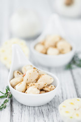 Portion of Preserved Garlic