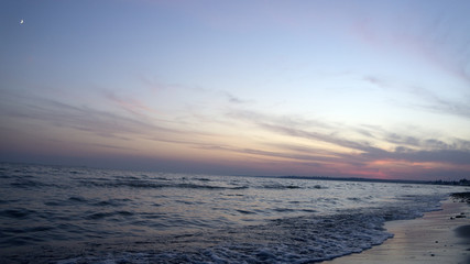 Fototapeta na wymiar sunset beach