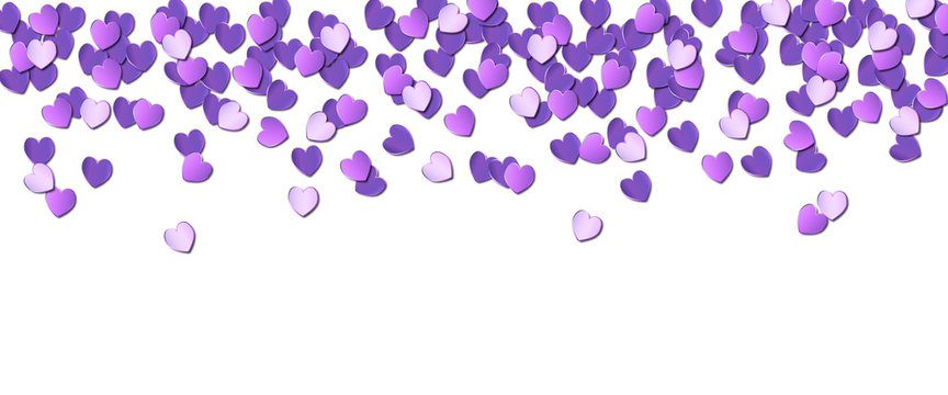 Regen aus violetten Herzen - Hintergrund