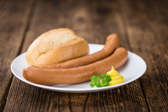Wiener Sausages (selective focus)