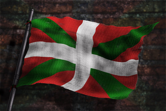 Drapeau du Pays Basque us&eacute; 