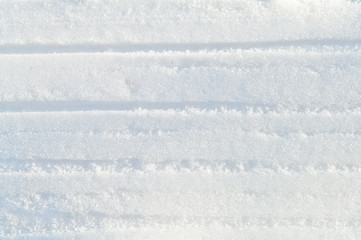 Obraz premium Winter snow background white snow flakes and crystals