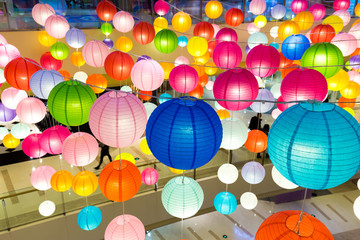 sea of colorful lanterns © zhu difeng