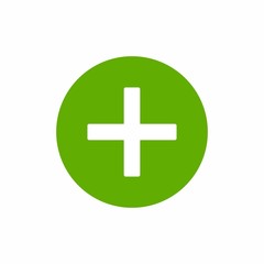 Zoom In green button vector design isolated on white background 