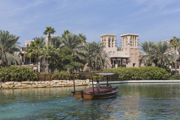 Obraz premium View of the Souk Madinat Jumeirah, Dubai, UAE