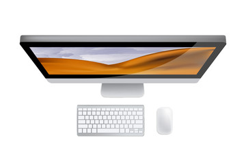 PC - Bildschirm - Tastatur - Maus
